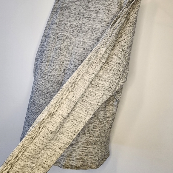 Grey Long Sleeve Shirt W/ Cutout Shoulders STAINED - Picture 3 of 3